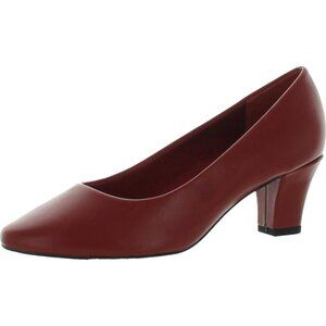 Easy Street Women's Red Ballari Round Toe Heel Pumps Size 10